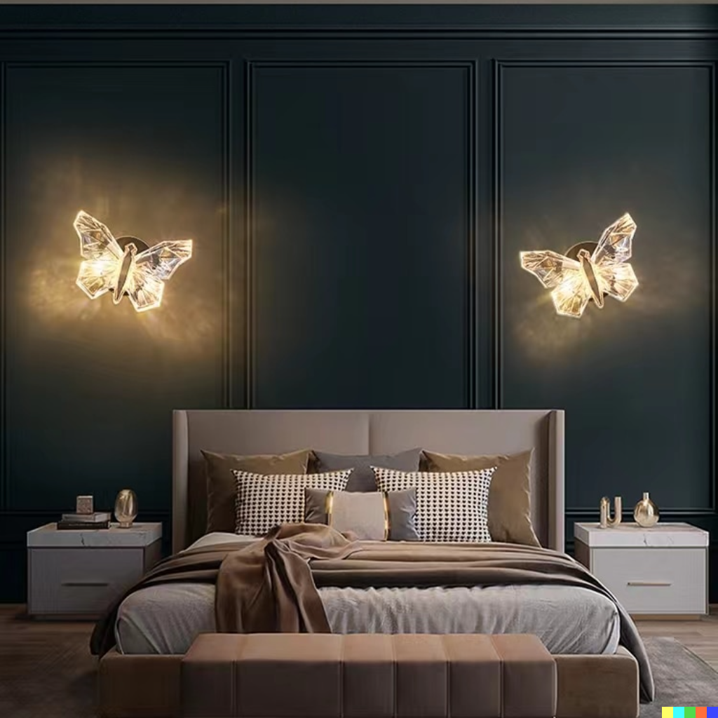Nordic Butterfly Wandlampe