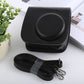Frendorf | Retro Stijl Volledige Body Camera PU Lederen Case Tas met Strap voor FUJIFILM instax mini 9 / mini 8+ / mini 8(Zwart)