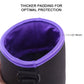 Frendorf | SLR Kamera Objektiv Tasche Mikro Einzel Objektiv Tasche Objektiv Innentasche Wasserfest Schutzcase Plus Samt Verdickung, Durchmesser: 10cm, Höhe: 18cm (Lila)
