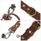 Frendorf | Quick Release Anti-Slip Dual Shoulder Leather Harness Camera Strap with Metal Hook for SLR / DSLR Cameras(Brown)