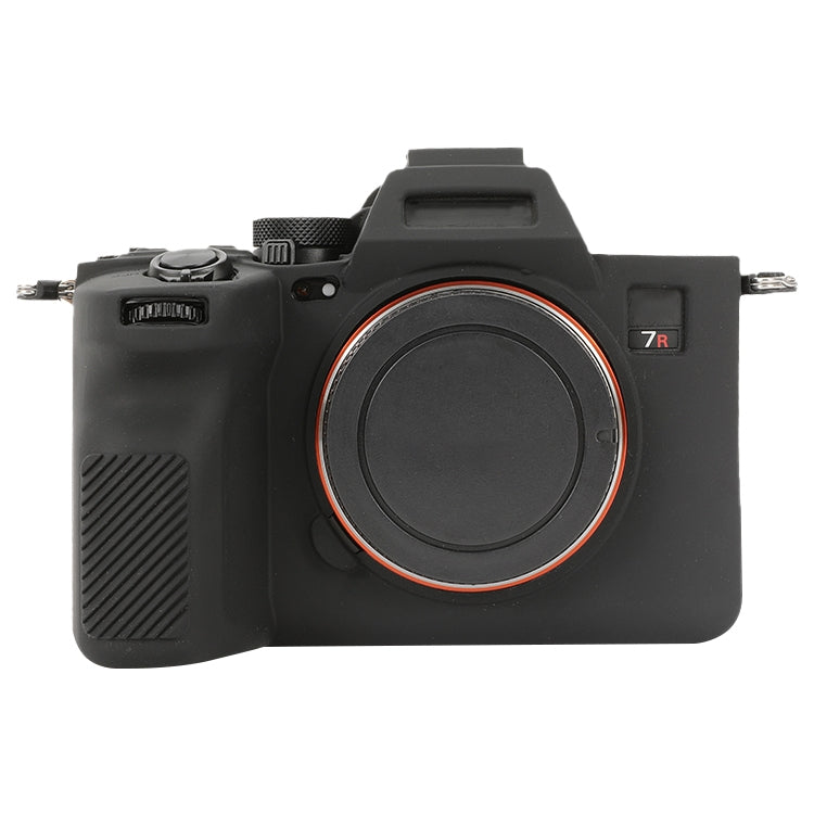Frendorf | Voor Sony ILCE-7RM5 / Alpha 7R V Zachte Siliconen Beschermhoes (Zwart)