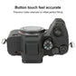 Frendorf | Voor Sony ILCE-7RM5 / Alpha 7R V Zachte Siliconen Beschermhoes (Zwart)