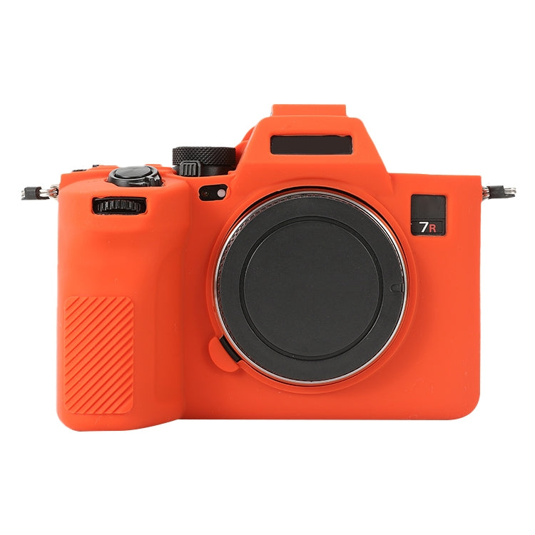 Frendorf | Für Sony ILCE-7RM5 / Alpha 7R V Soft Silikon Schutzhülle (Orange)