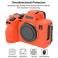 Frendorf | Für Sony ILCE-7RM5 / Alpha 7R V Soft Silikon Schutzhülle (Orange)
