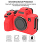 Frendorf | Für Sony ILCE-7RM5 / Alpha 7R V Weiche Silikon-Schutzhülle (Rot)