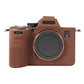 Frendorf | Für Sony ILCE-7RM5 / Alpha 7R V weiche Silikon-Schutzhülle (Kaffee)