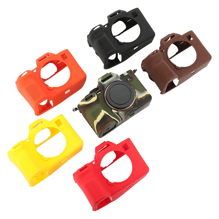 Frendorf | Für Sony ILCE-7RM5 / Alpha 7R V Soft Silikon Schutzhülle (Orange)