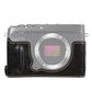 Frendorf | 1/4 inch Draad PU Leer Camera Halve Case Basis voor FUJIFILM XE4 (Zwart)