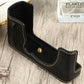 Frendorf | 1/4 inch Draad PU Leer Camera Halve Case Basis voor FUJIFILM XE4 (Zwart)