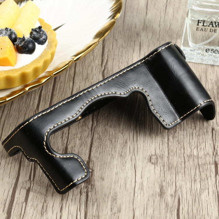 Frendorf | 1/4 inch Draad PU Lederen Camera Half Case Basis voor FUJIFILM X-T4 (Zwart)