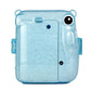Frendorf | Glitter Power Crystal Case mit Gurt für FUJIFILM Instax mini 11 (Blau)