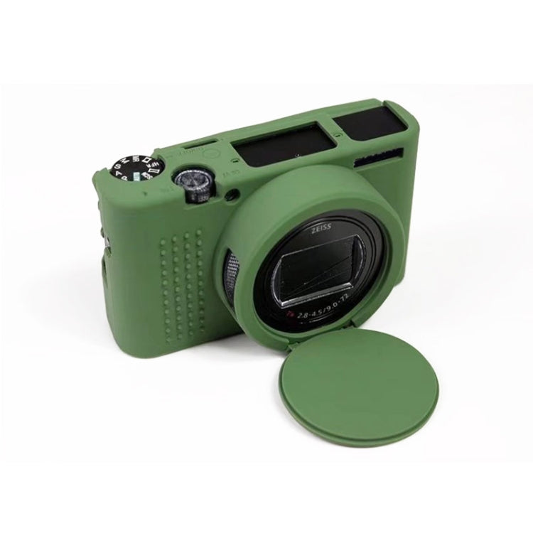 Frendorf | Zachte Siliconen Beschermcase voor Sony Cyber-Shot RX100 VII / RX100 M7 (Groen)