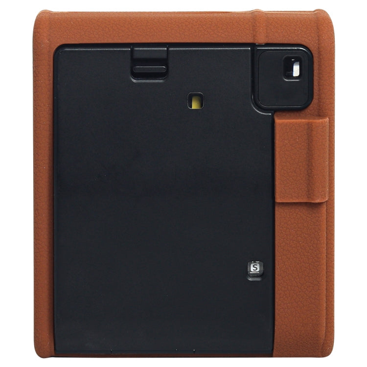 Frendorf | Zachte Siliconen Beschermcase voor Fujifilm Instax mini 40 (Bruin)