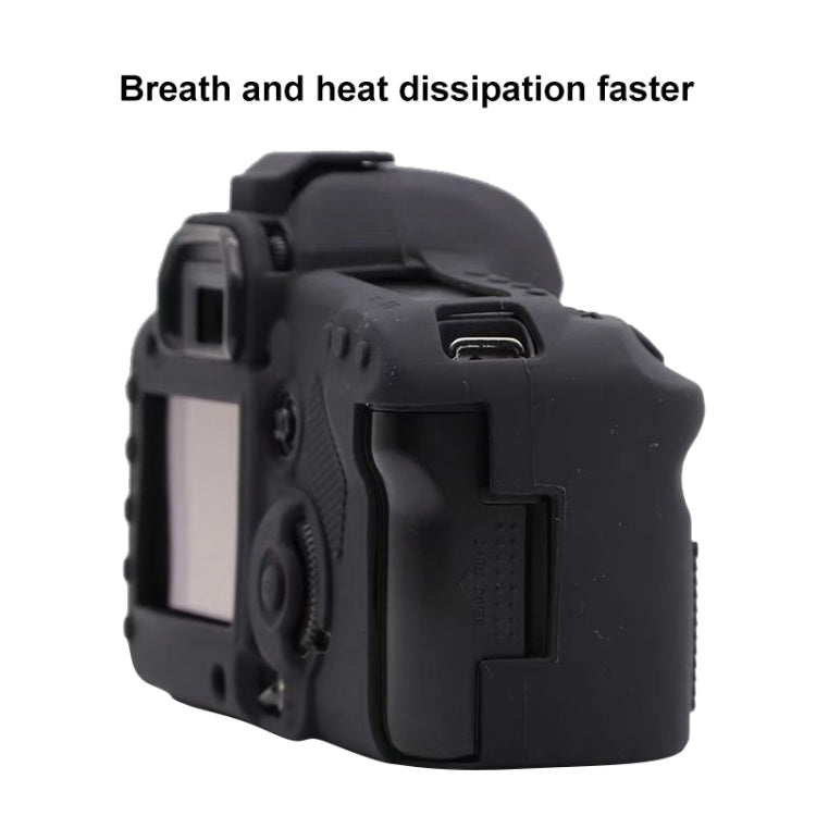Frendorf | Für Canon EOS 5D Mark II Weiches Silikon Schutzhülle (Schwarz)