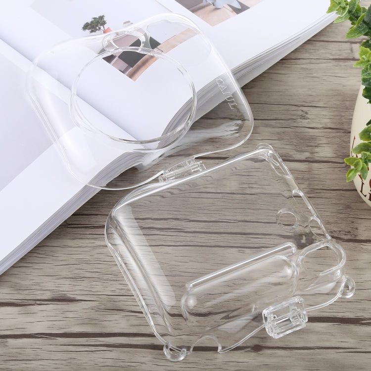 Frendorf | Beschermende Crystal Shell Case met Strap voor FUJIFILM instax mini 25 (Transparant)