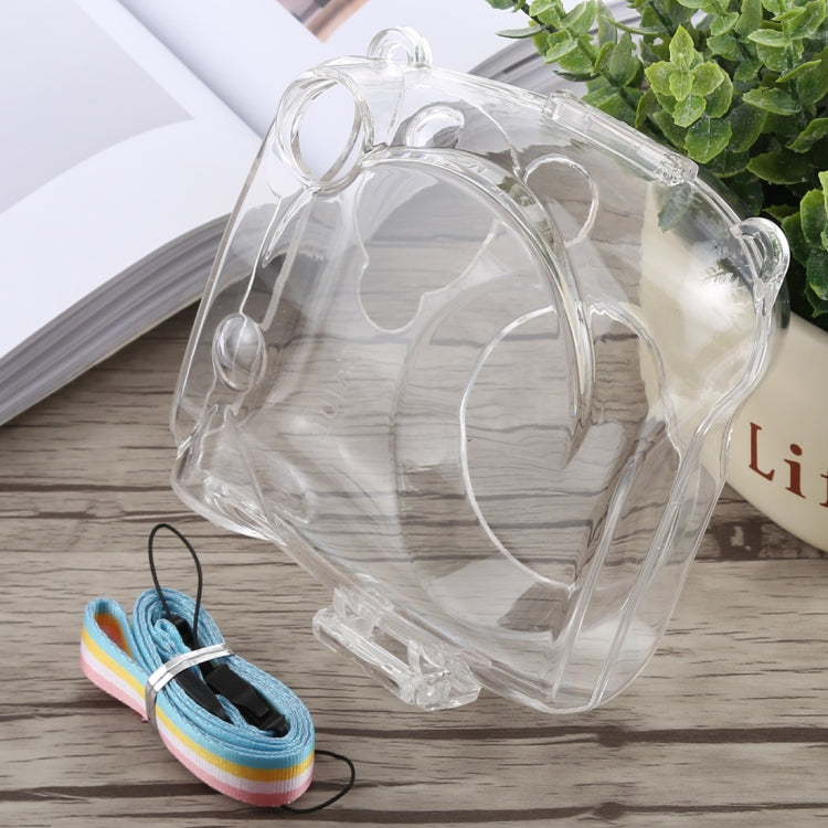 Frendorf | Beschermende Kristallen Shell Case met Band voor FUJIFILM instax mini 7S (Transparant)