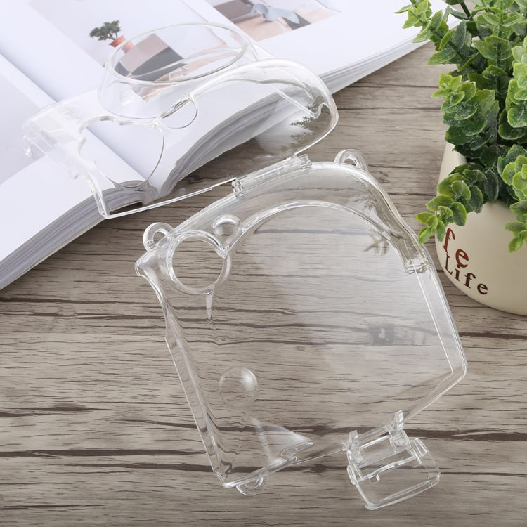 Frendorf | Beschermende Kristallen Shell Case met Band voor FUJIFILM instax mini 7S (Transparant)