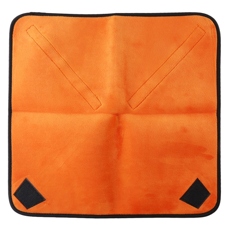 Frendorf | Honderd-voudig Katoen Fotografie Camera SLR Liner Lens Tas Verdikte Gewikkelde Katoen Plus Fluweel, Maat: 40x40cm (Oranje)