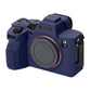 Frendorf | Zachte Siliconen Beschermcase voor Sony A7 IV (Blauw)