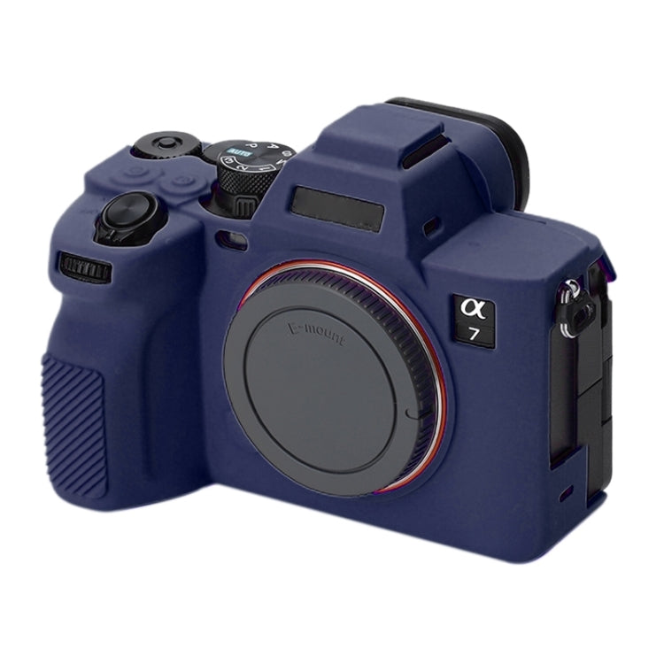 Frendorf | Zachte Siliconen Beschermcase voor Sony A7 IV (Blauw)