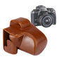 Frendorf | Volledige Body Camera PU Lederen Case Tas met Strap voor Canon EOS M5 (Bruin)