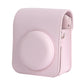 Frendorf | Für FUJIFILM instax mini 12 Vollkörper-Lederetui Kameratasche mit Tragegurt (Pink)