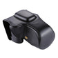 Frendorf | Volledige Body Camera PU Leren Tas voor Canon EOS 200D (18-55mm Lens)(Zwart)
