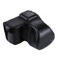 Frendorf | Volledige Body Camera PU Leren Case Tas met Strap voor Sony NEX 5N / 5R / 5T (16-50mm / 18-55mm Lens)(Zwart)