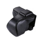 Frendorf | Volledige Body Camera PU Leren Case Tas met Strap voor Sony NEX 5N / 5R / 5T (16-50mm / 18-55mm Lens)(Zwart)