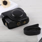 Frendorf | Volledige Body Camera PU Leren Hoes Tas met Strap voor Canon G16 (Zwart)