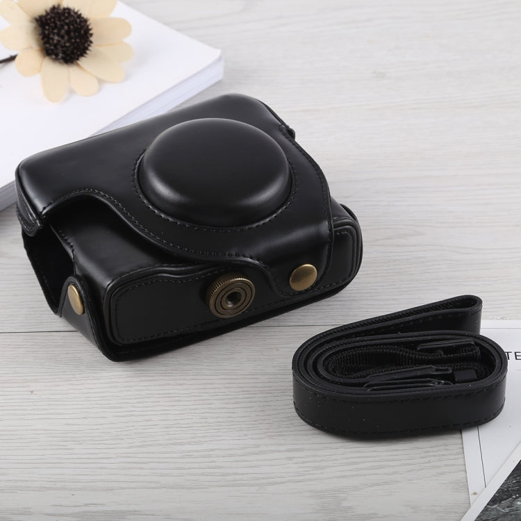 Frendorf | Volledige Body Camera PU Leren Hoes Tas met Strap voor Canon G16 (Zwart)