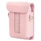 Frendorf | Voor FUJIFILM Instax mini Link 3 Volledig Leren Hoesje Tas met Schouderband (Roze)