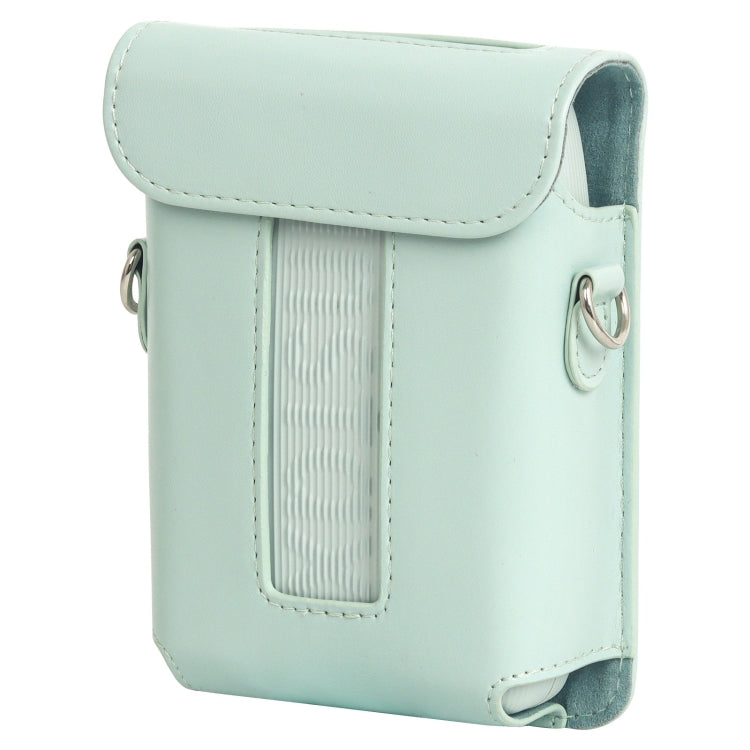 Frendorf | Voor FUJIFILM Instax mini Link 3 Volledige Leren Tas met Hangslot (Groen)