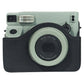 Frendorf | Für FUJIFILM Instax WIDE 400 Vollkörper-Lederetui mit Tragegurt (Schwarz)