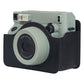 Frendorf | Für FUJIFILM Instax WIDE 400 Vollkörper-Lederetui mit Tragegurt (Schwarz)