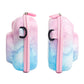 Frendorf | Lackierte EVA-Hartschalen-PU-Aufbewahrungstasche für FUJIFILM Instax mini 7+/8/9/11/12/40 (Blau Pink)