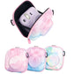 Frendorf | Lackierte EVA-Hartschalen-PU-Aufbewahrungstasche für FUJIFILM Instax mini 7+/8/9/11/12/40 (Blau Pink)