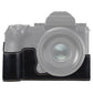 Frendorf | 1/4 inch Draad PU Leer Camera Halve Case Basis voor FUJIFILM GFX 50S (Zwart)
