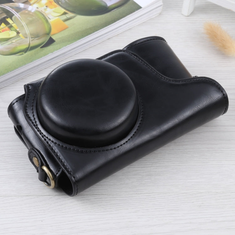 Frendorf | Volledige Body Camera PU Leren Hoes Tas met Band voor Samsung Galaxy Camera EK-GC100 / EK-GC110 / EK-GC200(Zwart)