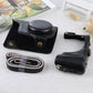 Frendorf | Volledige Body Camera PU Leren Hoes Tas met Band voor Samsung Galaxy Camera EK-GC100 / EK-GC110 / EK-GC200(Zwart)
