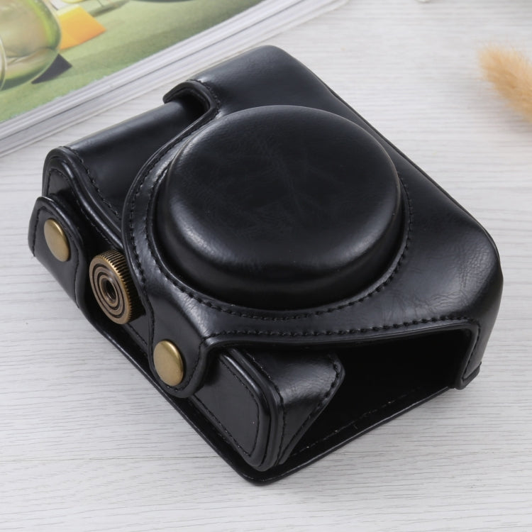 Frendorf | Full Body Camera PU Lederen Case Tas voor Sony ZV-1( Zwart)