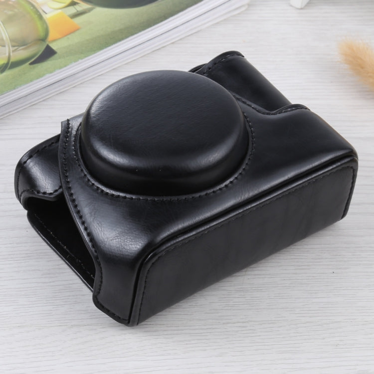 Frendorf | Full Body Camera PU Lederen Case Tas voor Sony ZV-1( Zwart)
