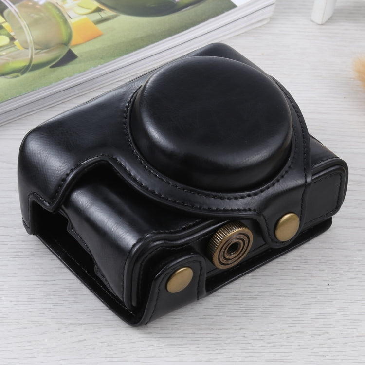 Frendorf | Full Body Camera PU Lederen Case Tas voor Sony ZV-1( Zwart)