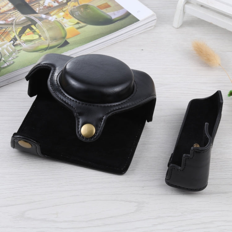 Frendorf | Full Body Camera PU Lederen Case Tas voor Sony ZV-1( Zwart)