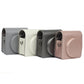 Frendorf | Pearly Lustre PU Leder Tasche für FUJIFILM Instax SQUARE SQ6 Kamera, mit verstellbarem Schultergurt (Hellbraun)
