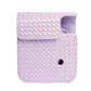 Frendorf | Voor FUJIFILM instax mini 12 Kleurige Geweven Leren Tas Volledige Body Cameratas + Fotoalbum met Band (Paars)
