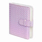 Frendorf | Voor FUJIFILM instax mini 12 Kleurige Geweven Leren Tas Volledige Body Cameratas + Fotoalbum met Band (Paars)
