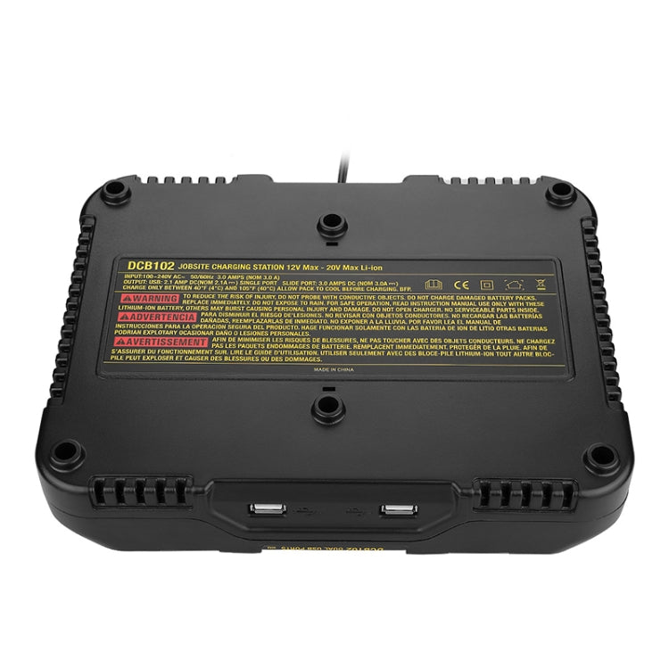 Frendorf | 10.8V-20V Werkzeugbatterieladegerät (US-Stecker)
