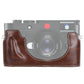 Frendorf | 1/4 inch Draad PU Leer Camera Half Case Basis voor Leica M10 (Koffie)