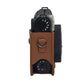 Frendorf | Voor Fujifilm Instax mini 99 Full Body Camera PU Leren Hoes met Schouderriem (Bruin)